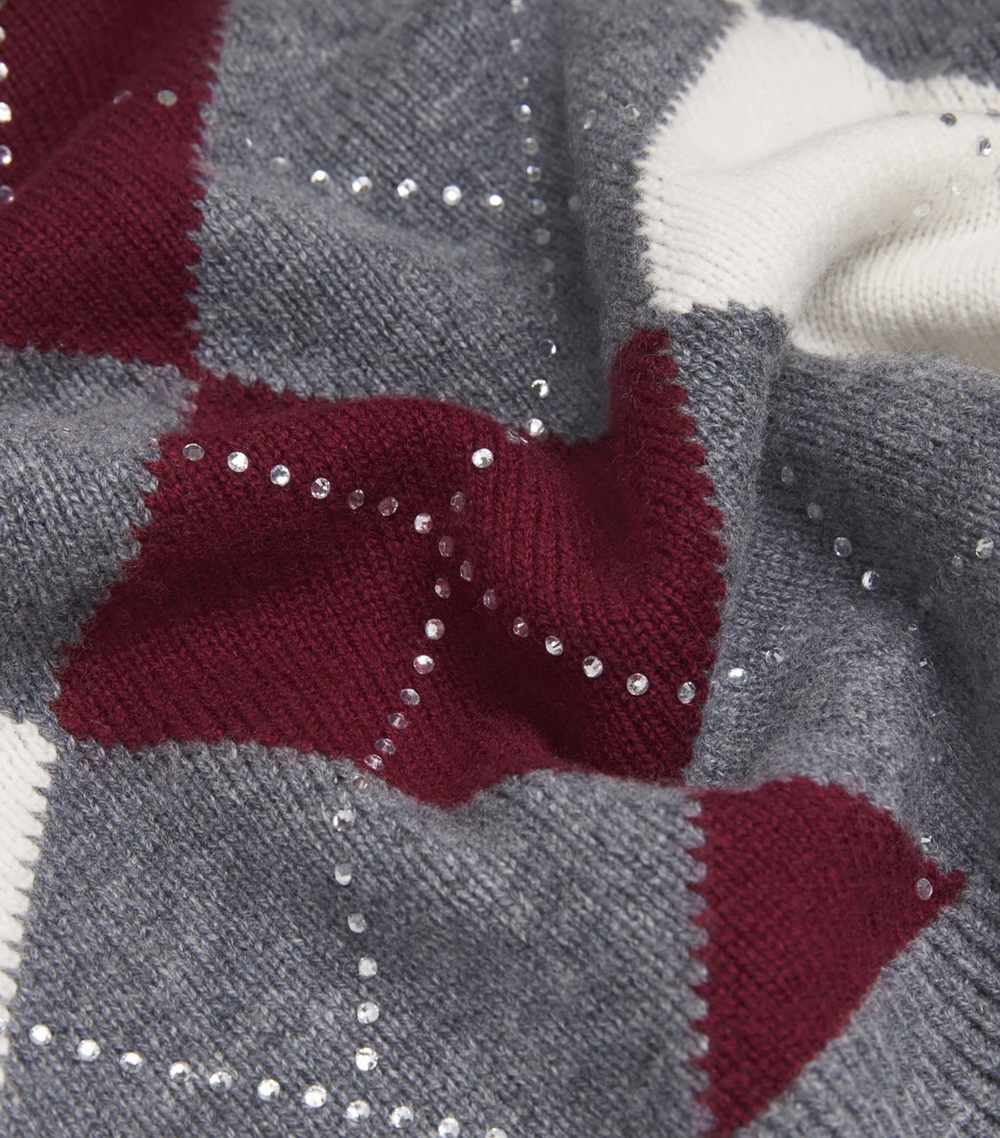 Wool Crystal-Embellished Sweater