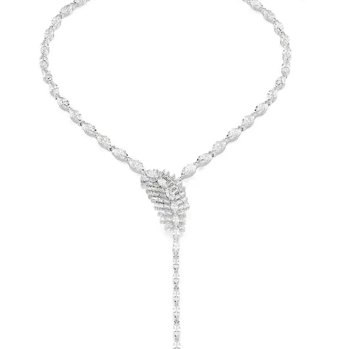 Swarovski metal ve zirkon taşlı kadın kolyesi VIENNA