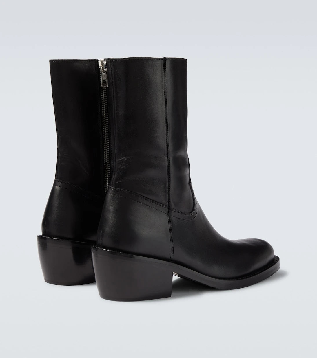Dries Van Noten - Leather ankle boots
