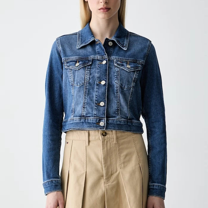 Tommy Jeans geçiş mevsimi kadın denim ceket