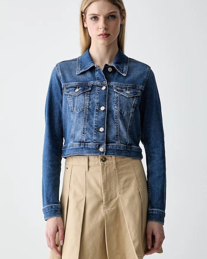 Tommy Jeans geçiş mevsimi kadın denim ceket