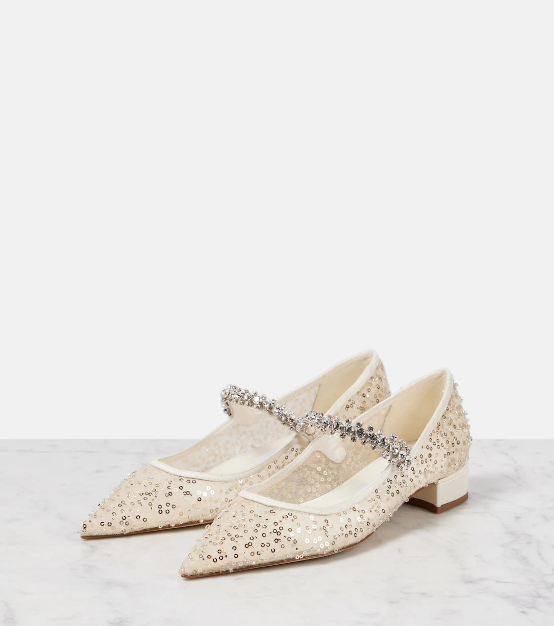 Jimmy Choo - Bing embellished pumps