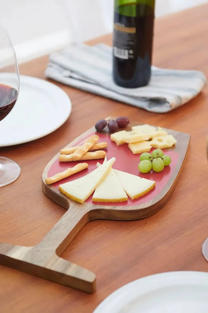 Balvi Red Wine Peynir Servis Tahtası 1,8 x 19 x 38 cm