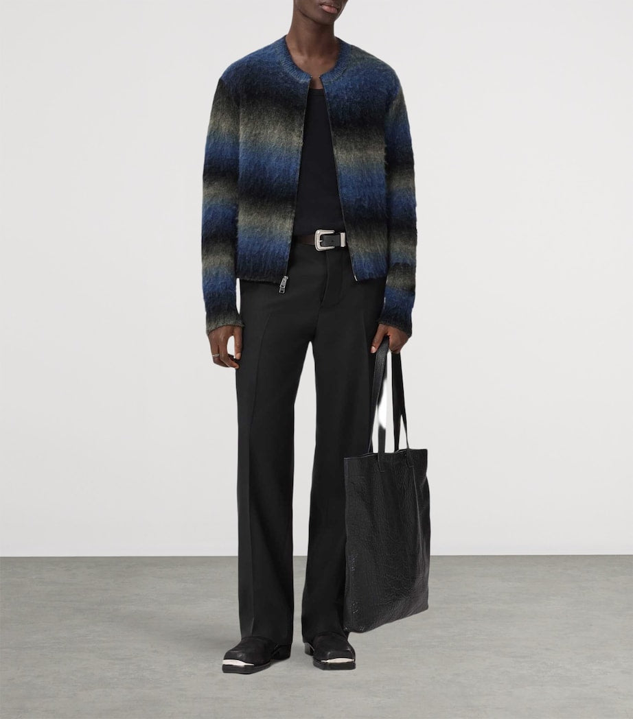 Multi Merino Wool-Blend Halley Cardigan