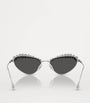 Swarovski Silver Metal SK7009 Sunglasses