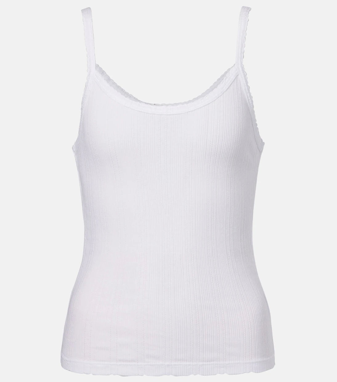 Velvet - Iniku cotton-blend pointelle tank top