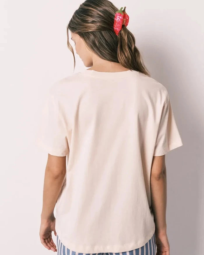 women'secret kısa kollu kadın pamuklu pijama
