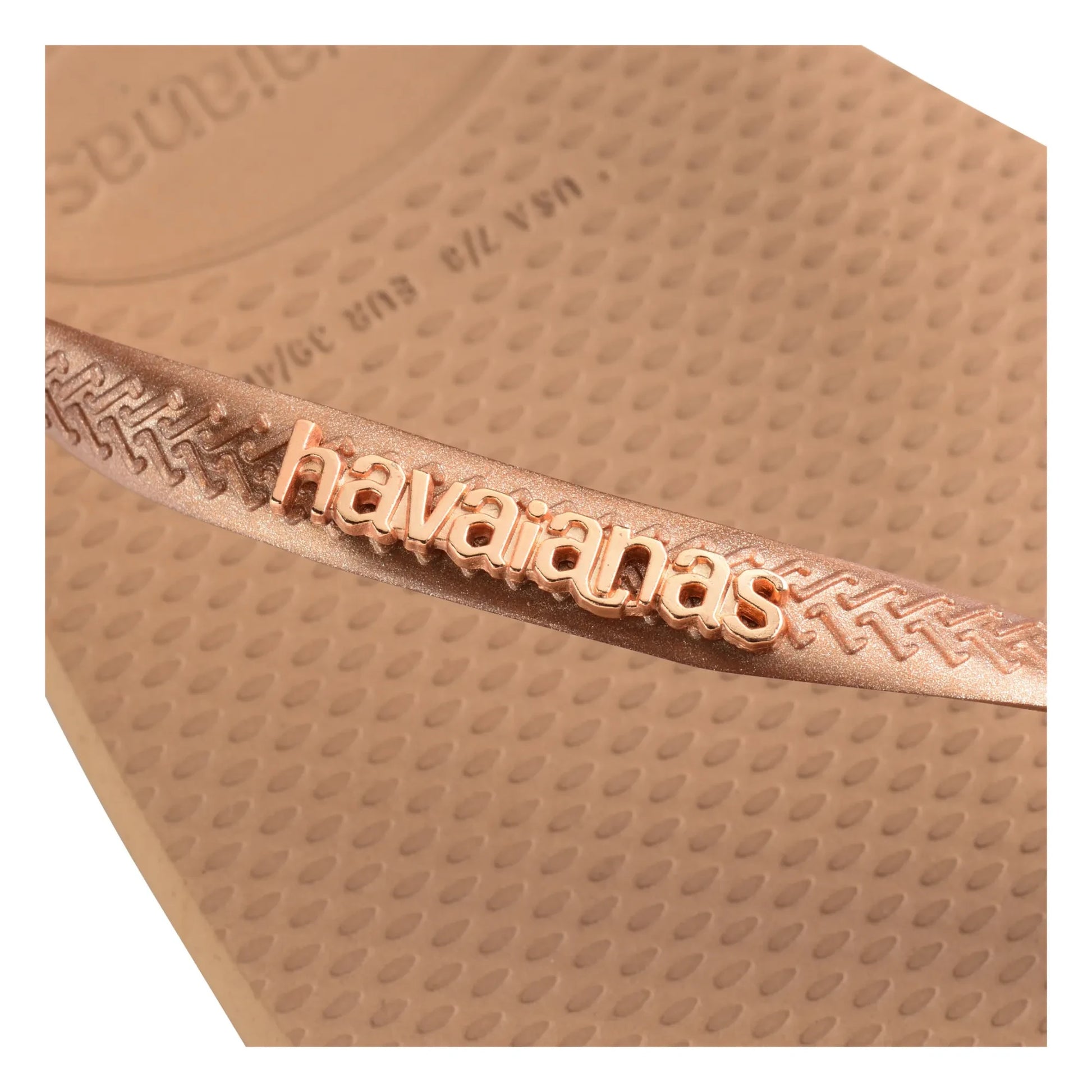 Havaianas - Square Logo Metallic flip-flops | Pink