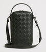 Bottega Veneta Leather Intrecciato Getaway Phone Pouch