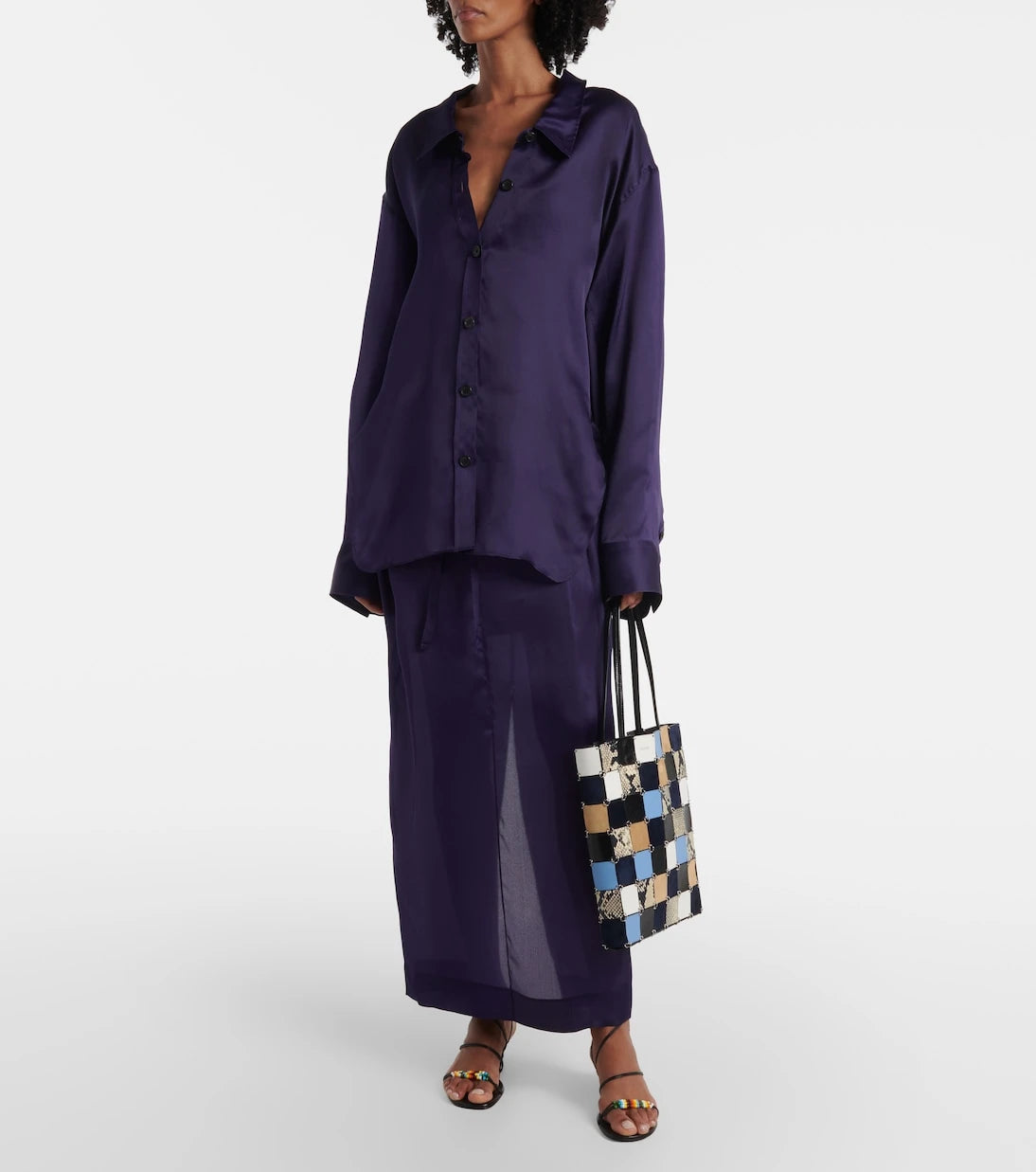 Khaite - Herschel silk organza shirt