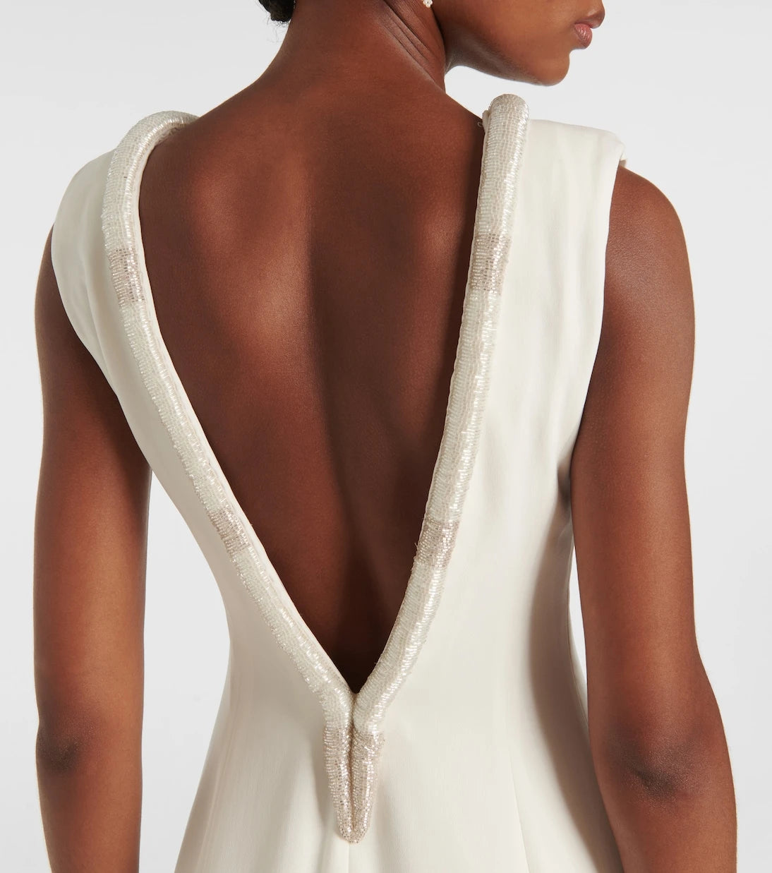 Max Mara - Bridal Corsica embellished cady gown