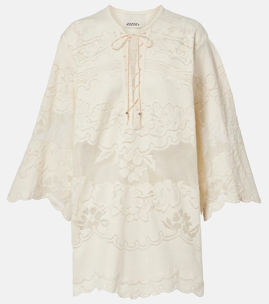 Isabel Marant - Solara embroidered cotton-blend minidress
