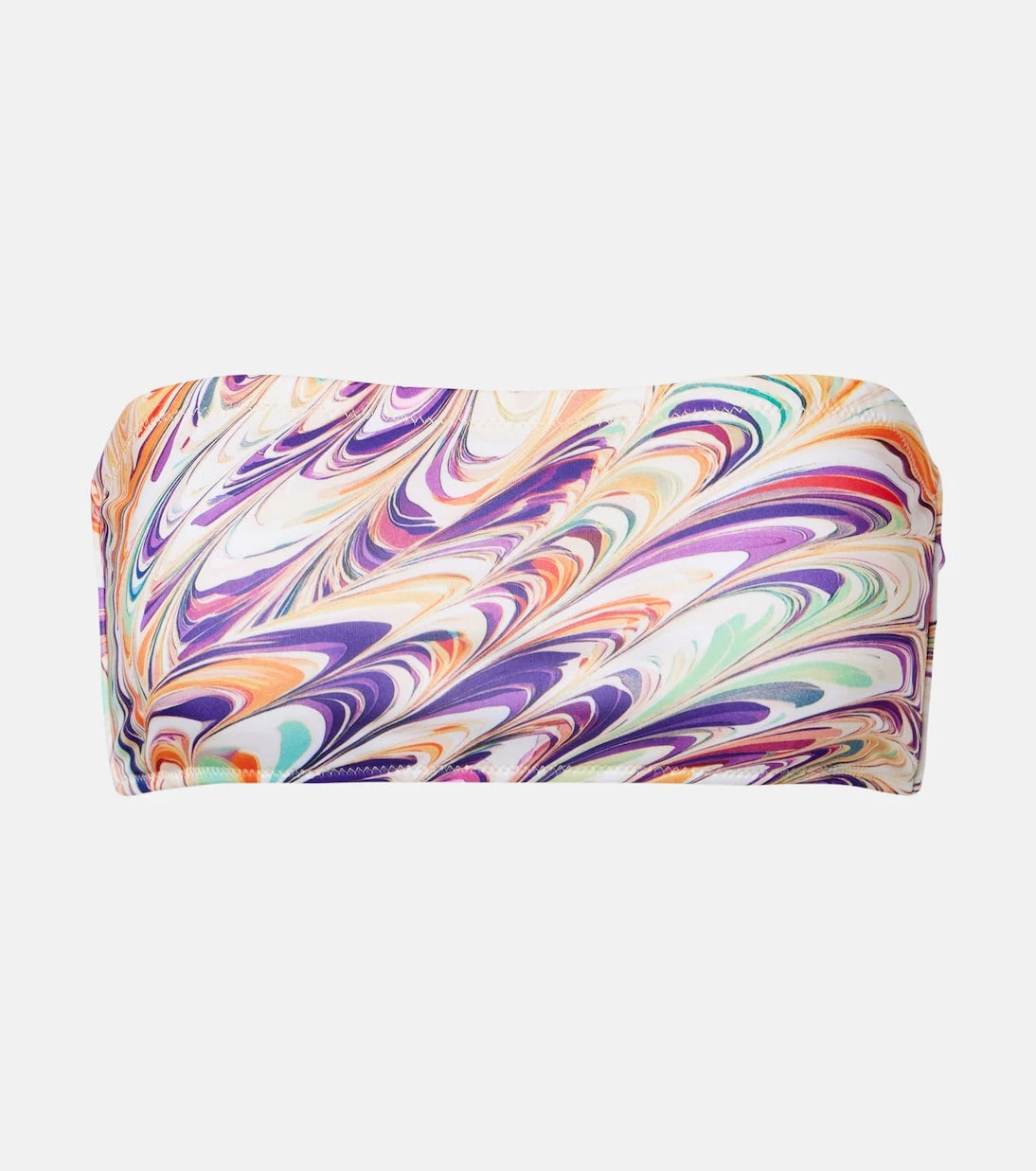 Alexandra Miro - Iris printed bandeau bikini top