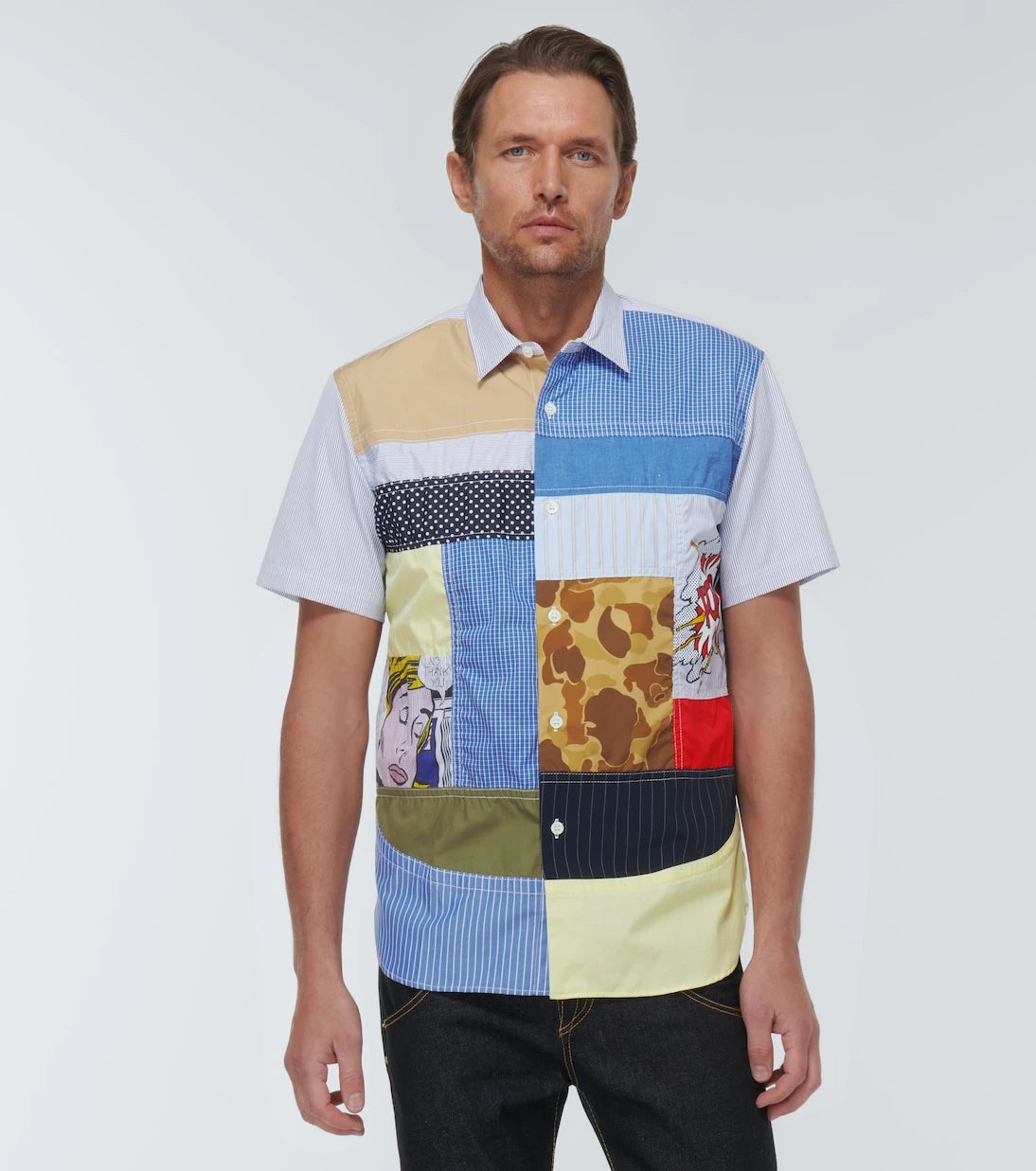 Junya Watanabe - x  Roy Lichtenstein cotton shirt