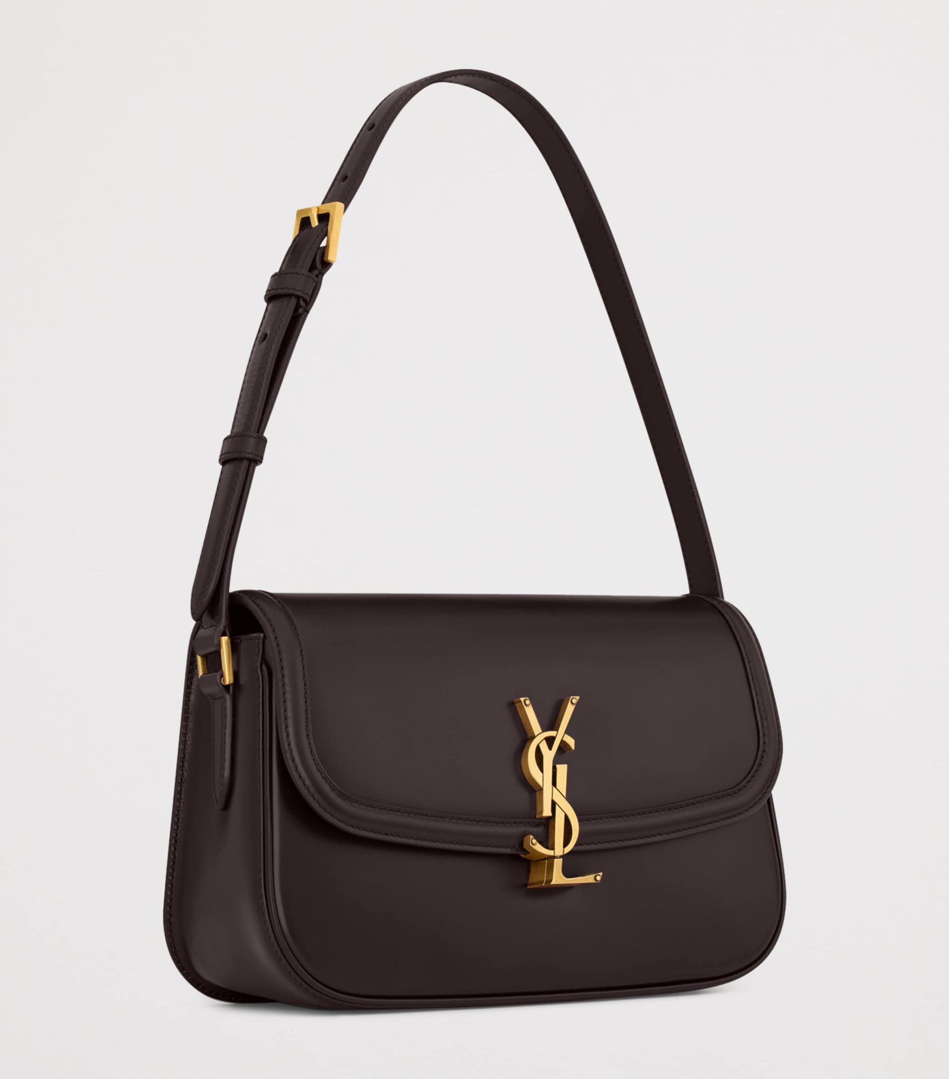 Saint Laurent Black Medium Solferino Shoulder Bag