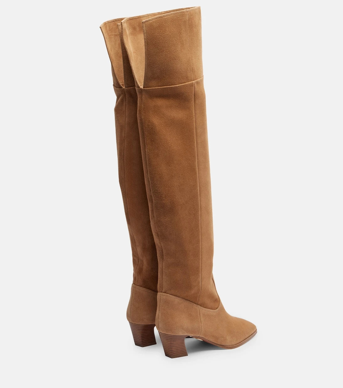 Aquazzura - Nomad 50 suede over-the-knee boots