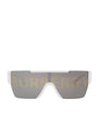 Rectangular Logo Sunglasses
