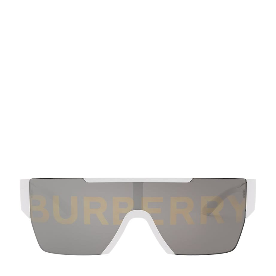 Rectangular Logo Sunglasses