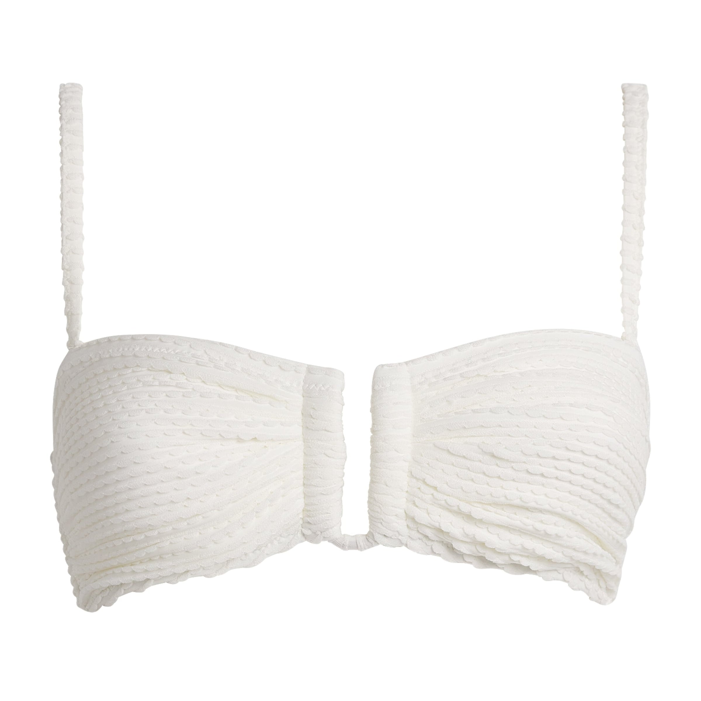 Ulla Johnson White Santorini Bikini Top