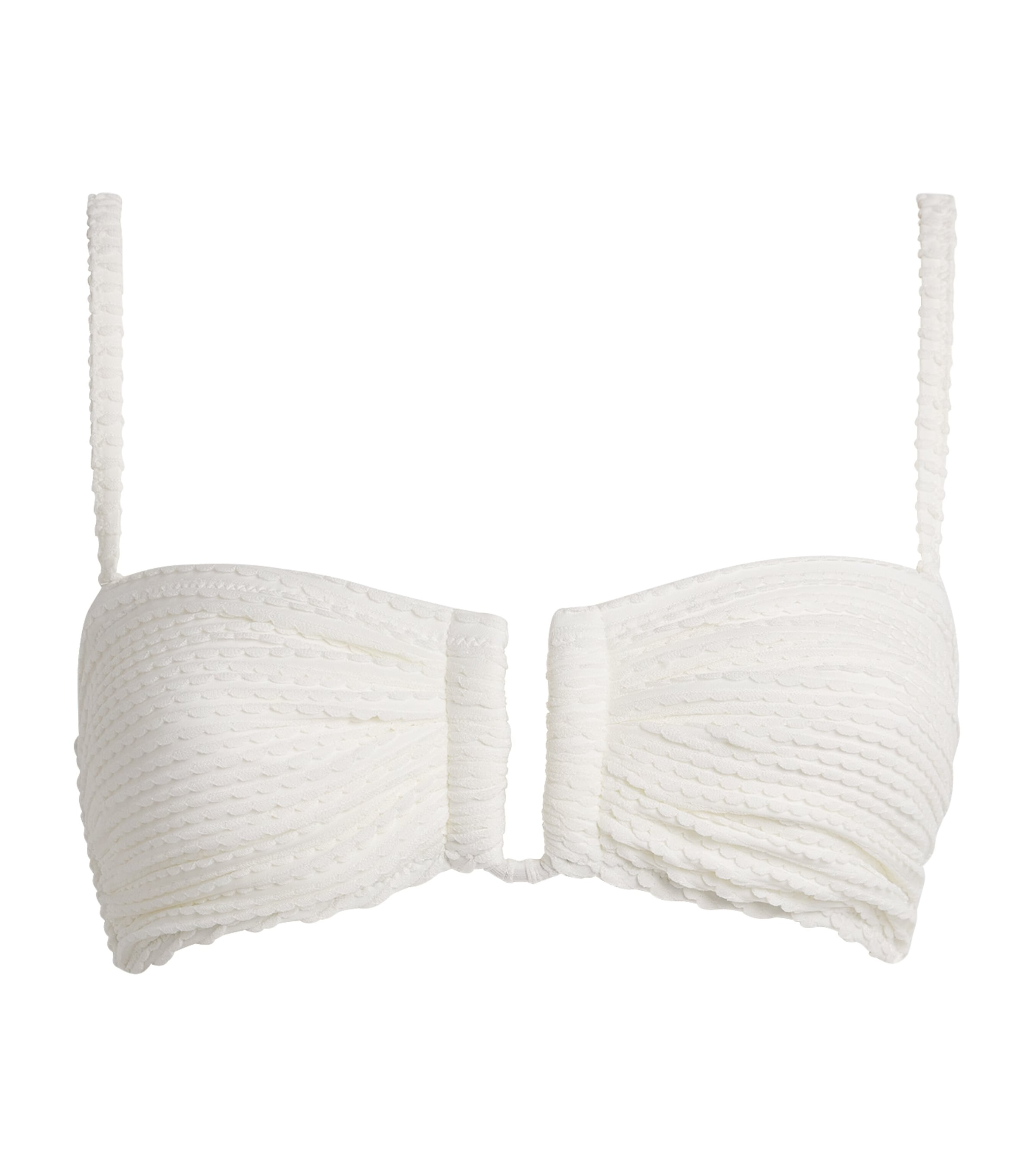 Ulla Johnson White Santorini Bikini Top