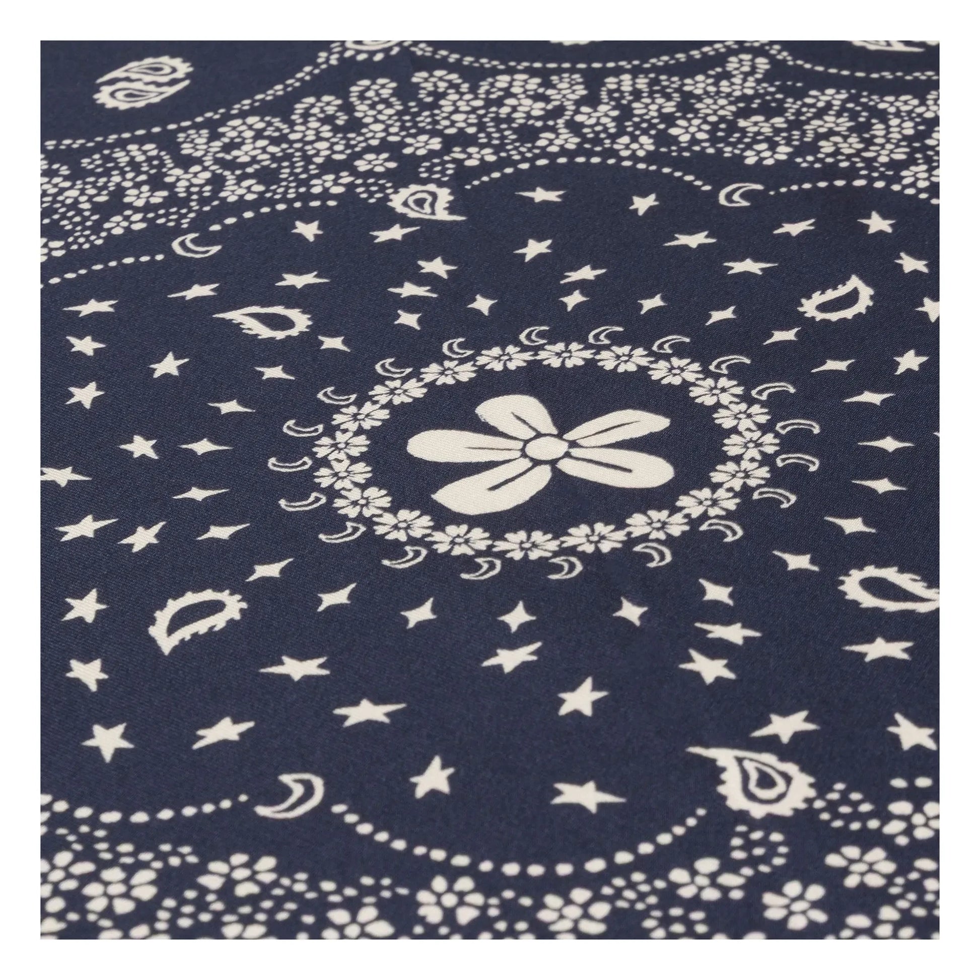 Call it by your name - Small Silk Bandana | Navy blue
