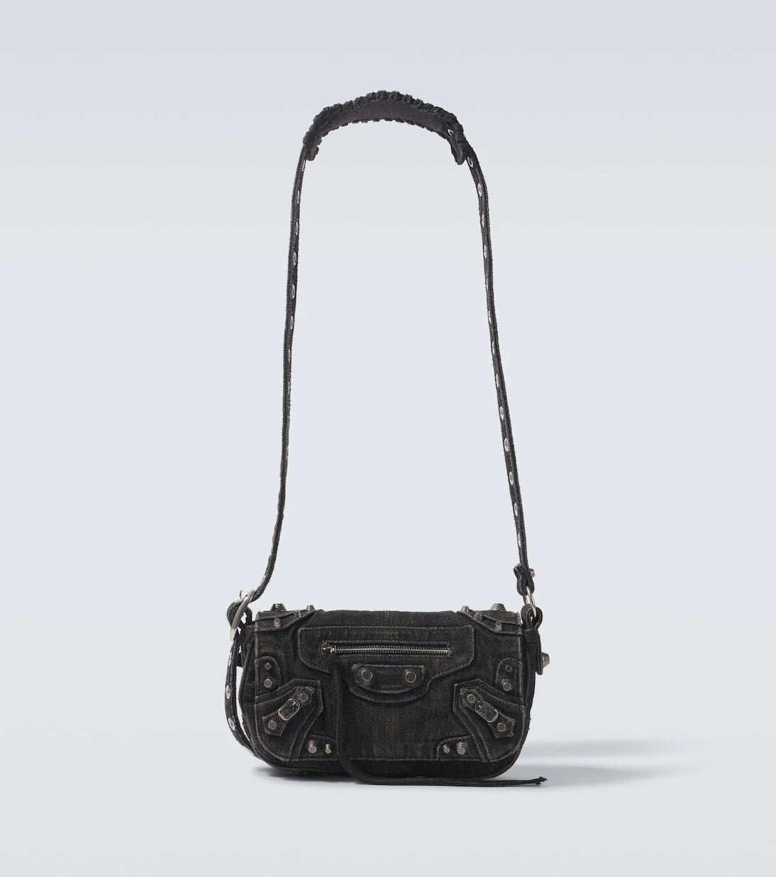 Balenciaga - Le Cagole XS denim shoulder bag