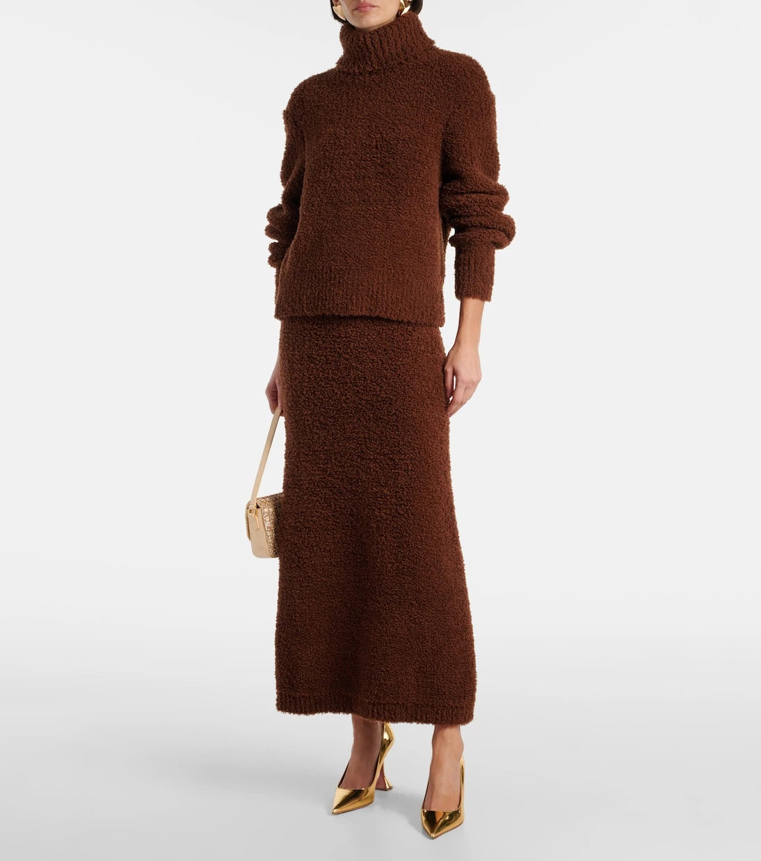 Self-Portrait - Wool-blend pencil skirt