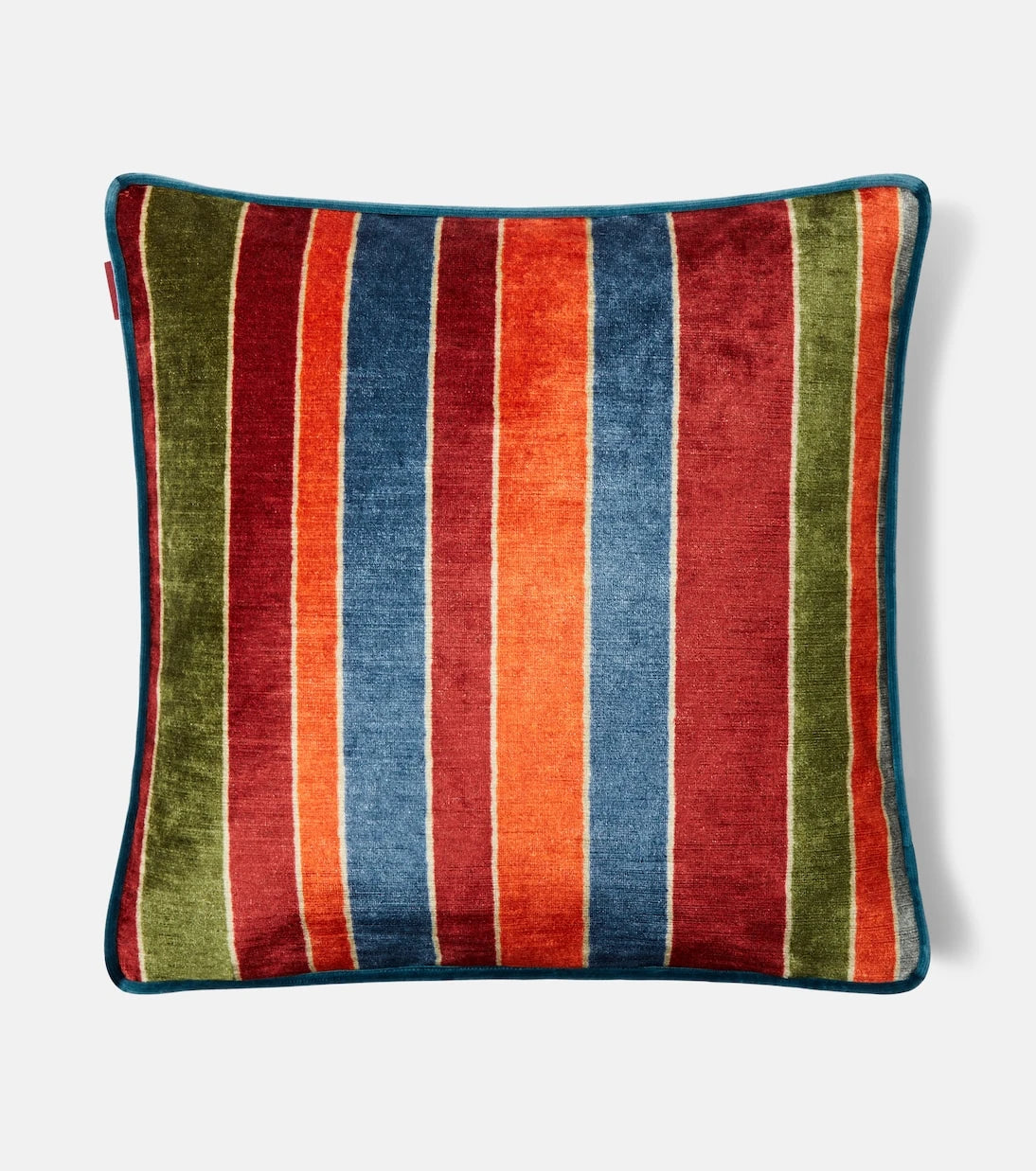 Etro - Nimphea floral velvet cushion