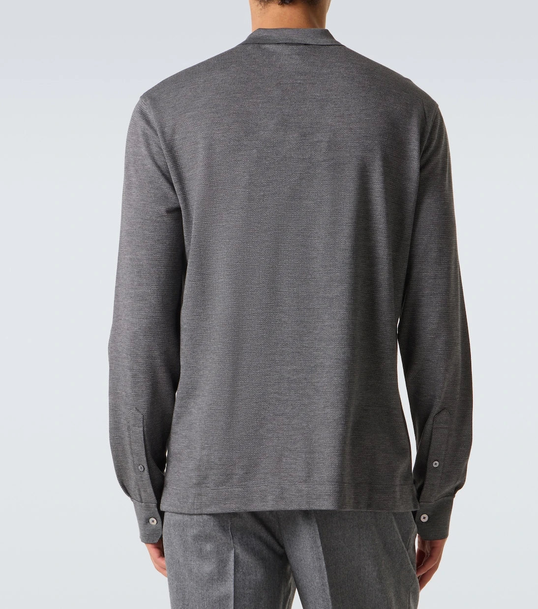 Zegna - Cotton and silk polo shirt