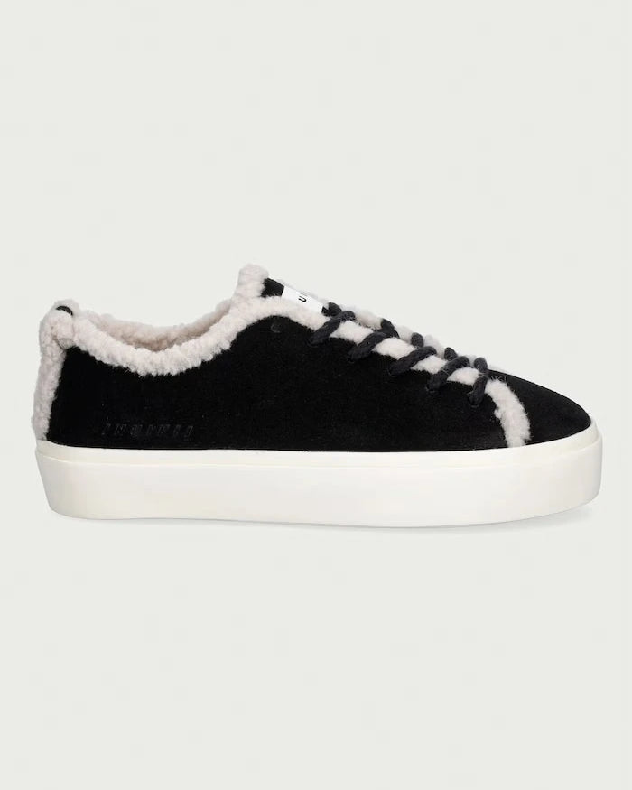 Inuikii Shearling Low kadın süet spor ayakkabı