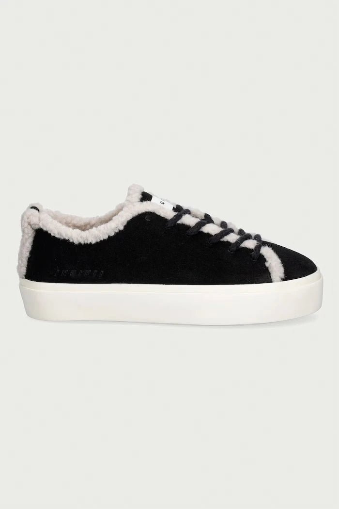 Inuikii Shearling Low kadın süet spor ayakkabı
