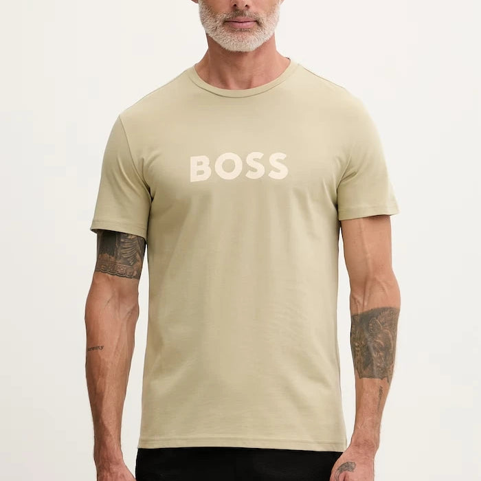 BOSS мъжки от памук T-Shirt RN