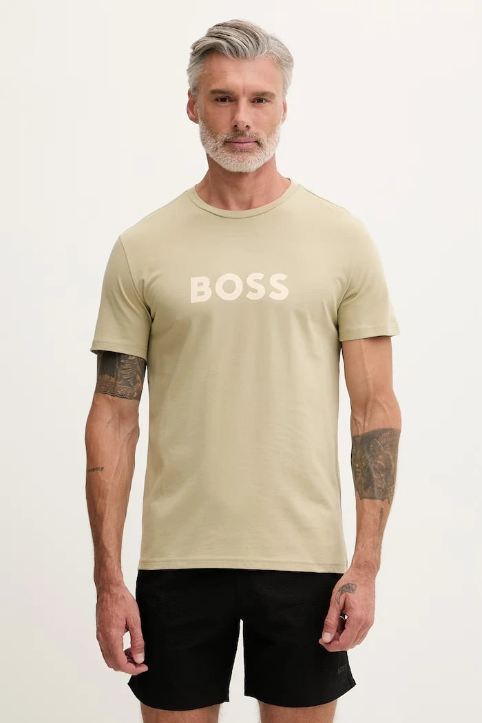 BOSS мъжки от памук T-Shirt RN