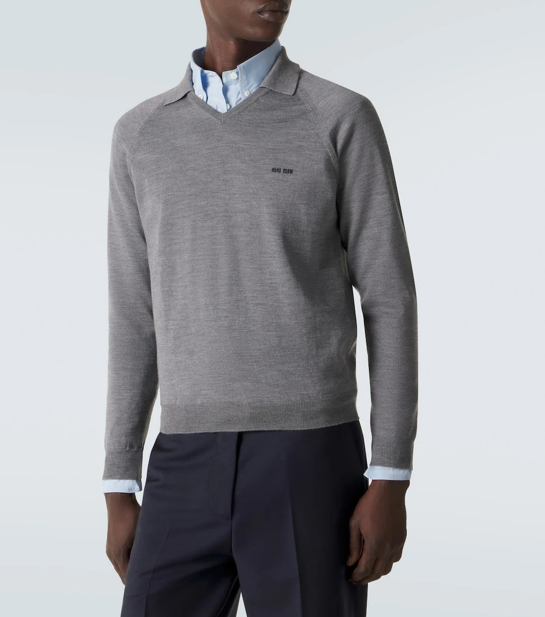 Miu Miu - Virgin wool polo sweater