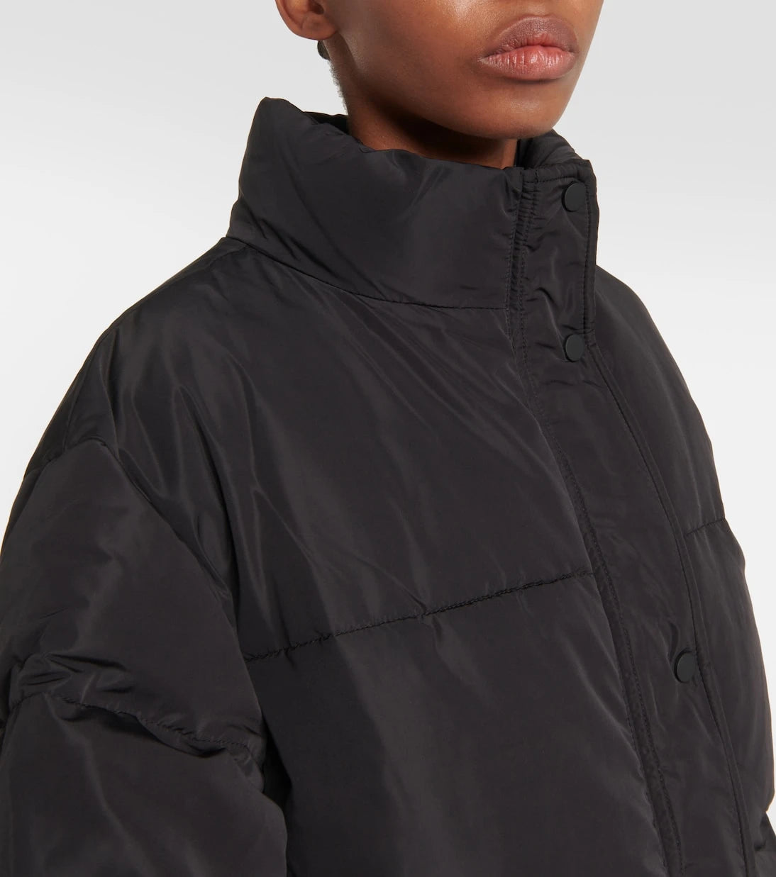 The Upside - Rocky belted puffer jacket