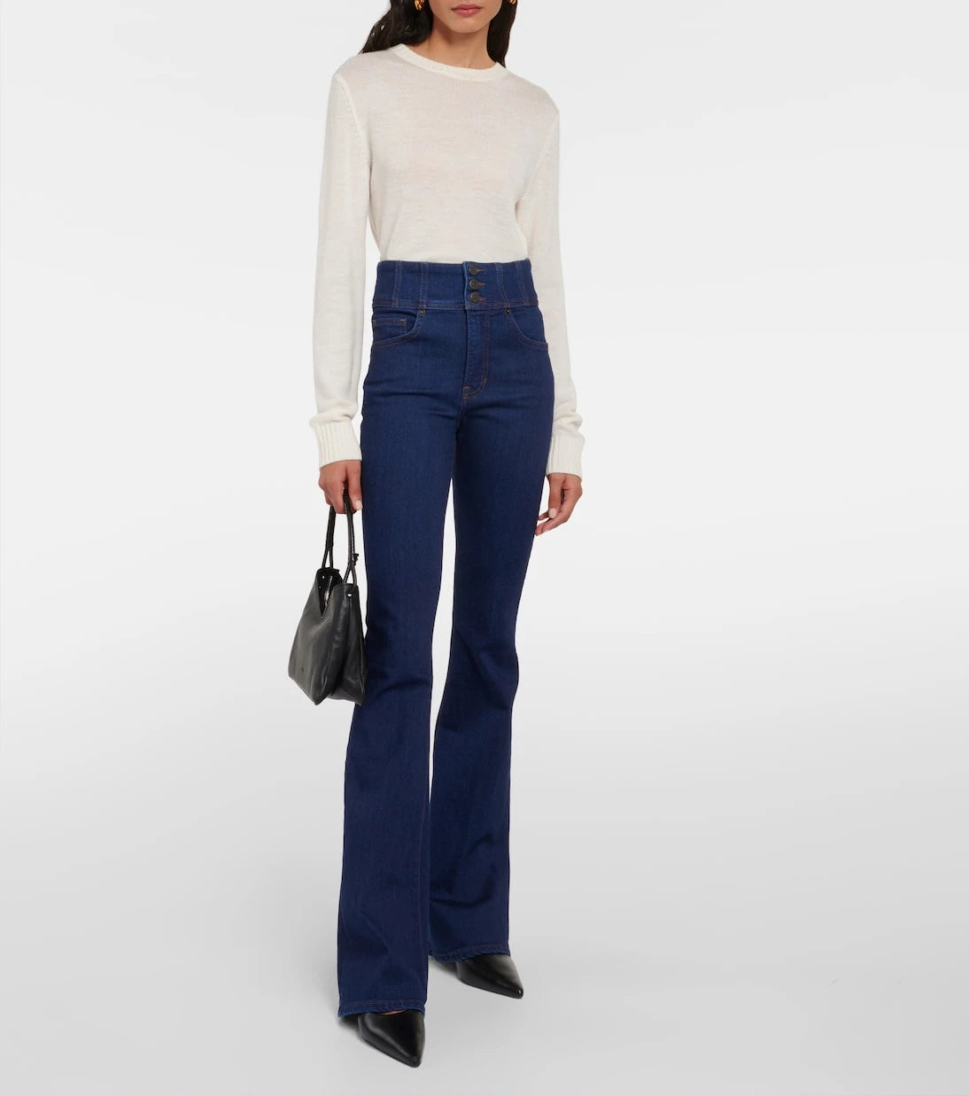 Veronica Beard - Beverly high-rise flared jeans