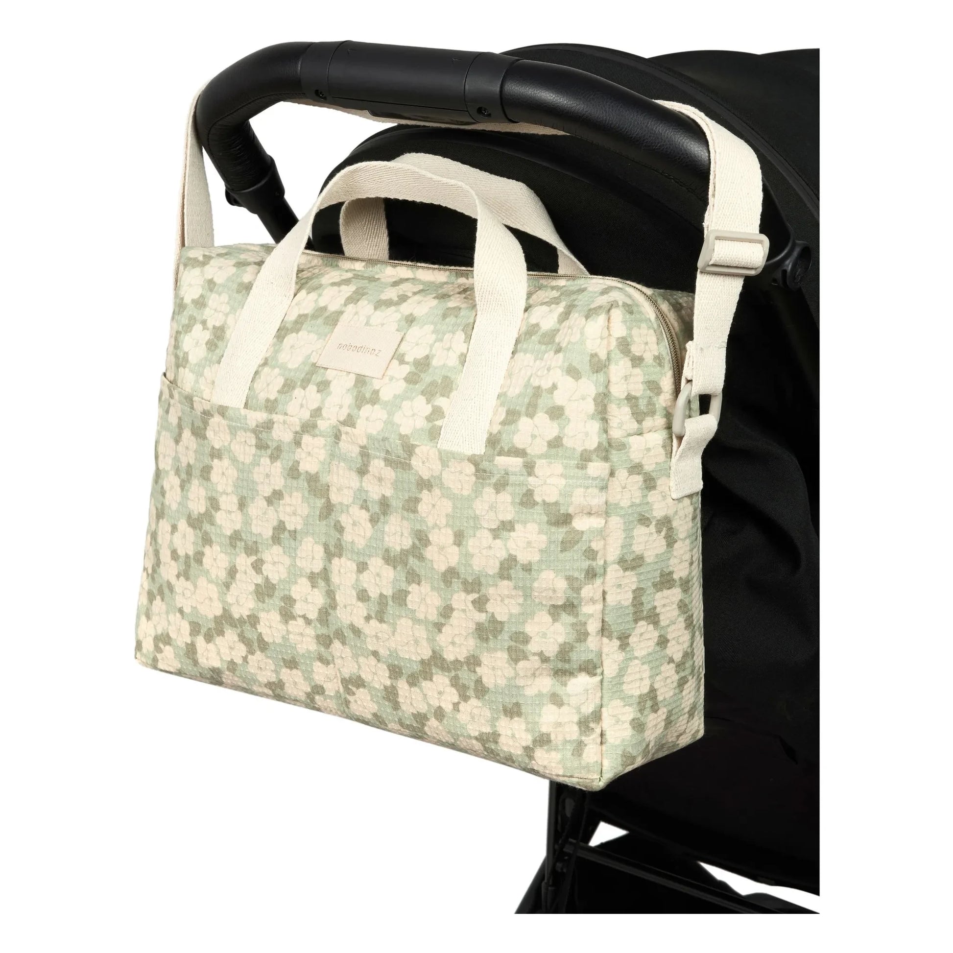 Nobodinoz - Gala Opera Sakura waterproof diaper bag | Sage