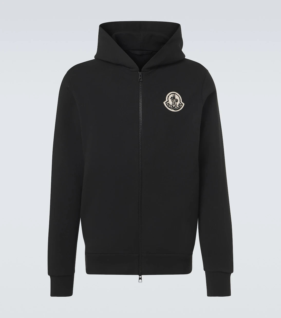 Moncler - Logo cotton zip-up hoodie