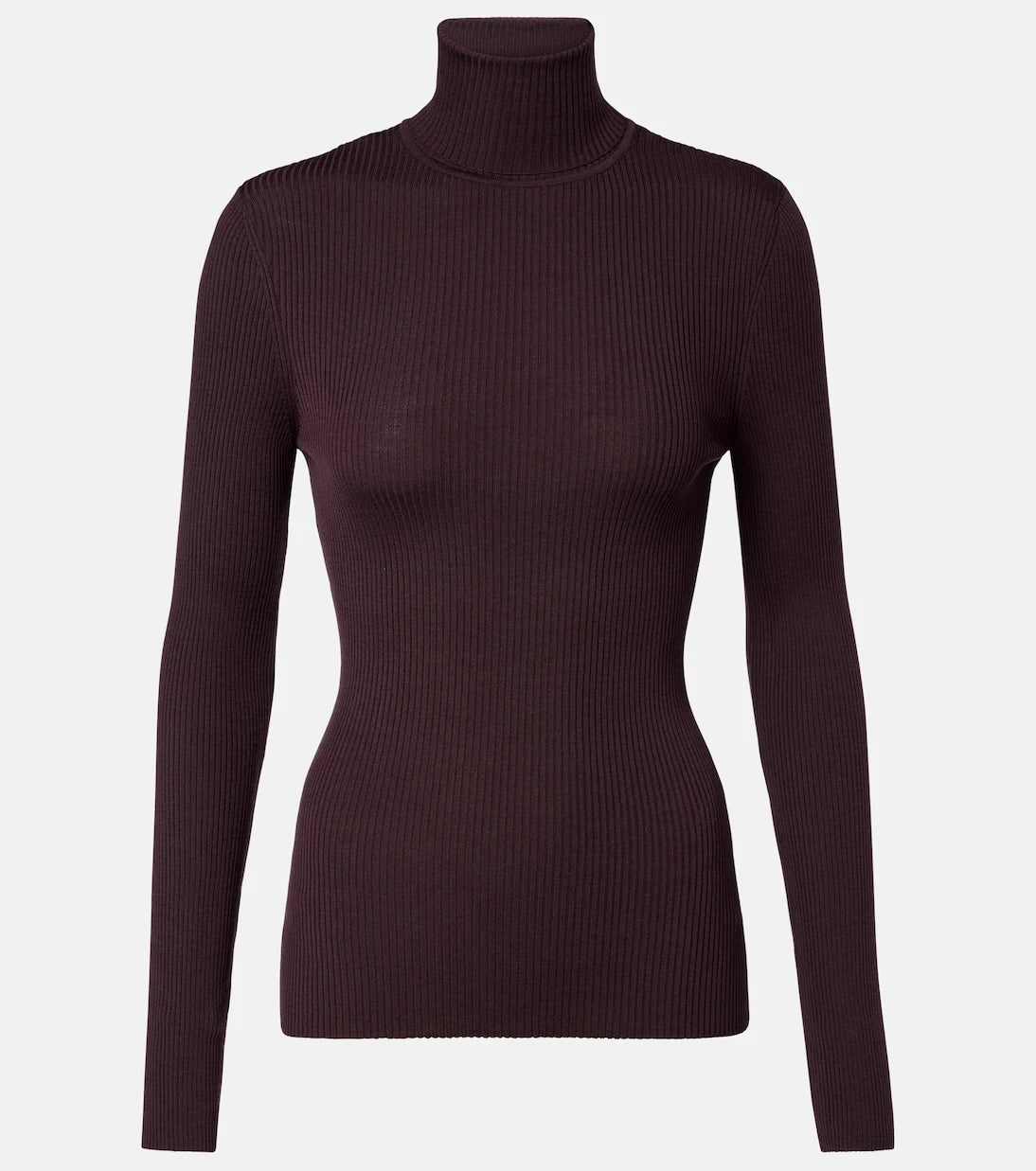Wolford - Ribbed-knit virgin wool turtleneck top