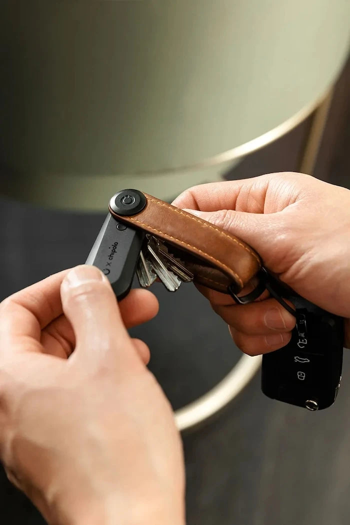 Ключодържател с bluetooth локатор Orbitkey x Chipolo 6,5 x 2,5 cm