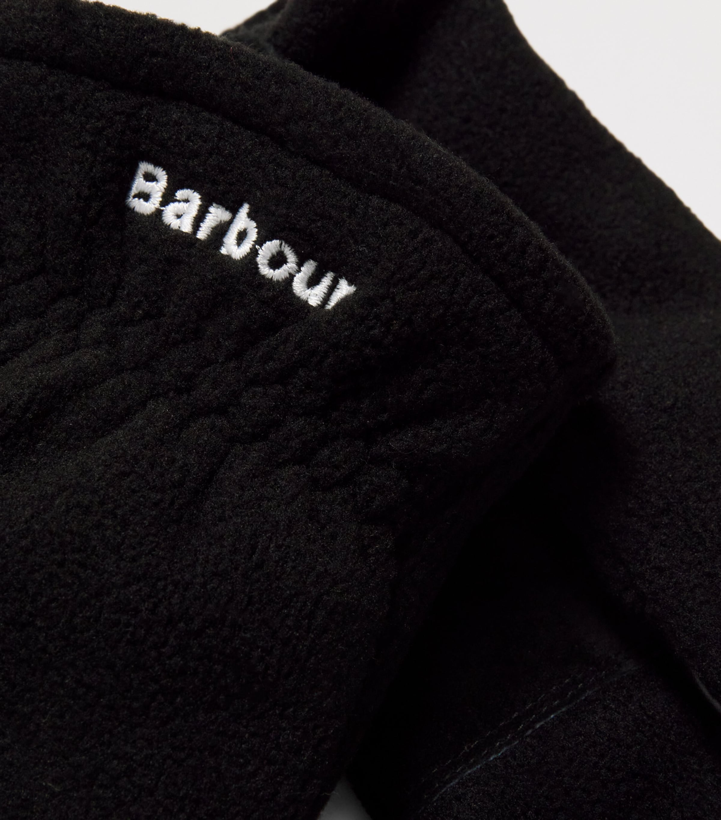 Barbour Fleece Leather-Trim Coalford Gloves