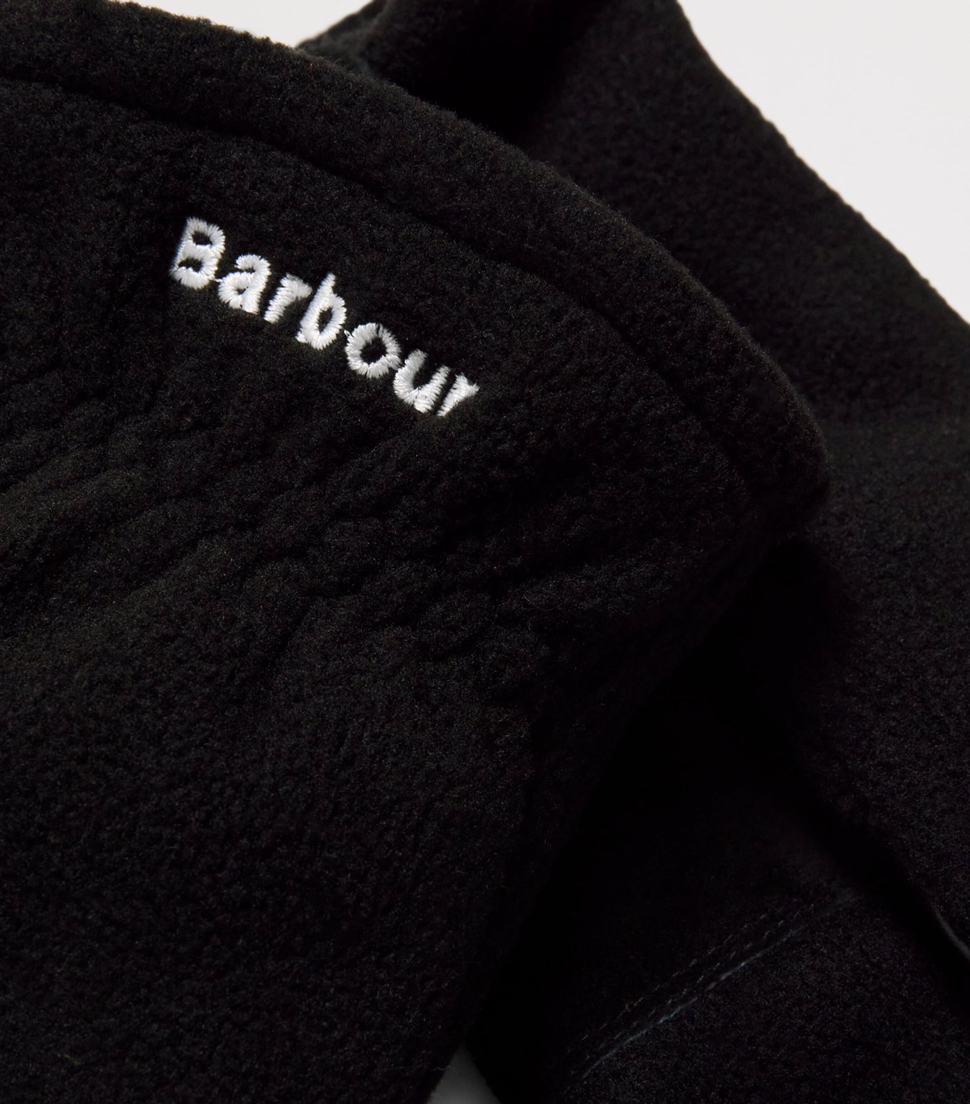 Barbour Fleece Leather-Trim Coalford Gloves