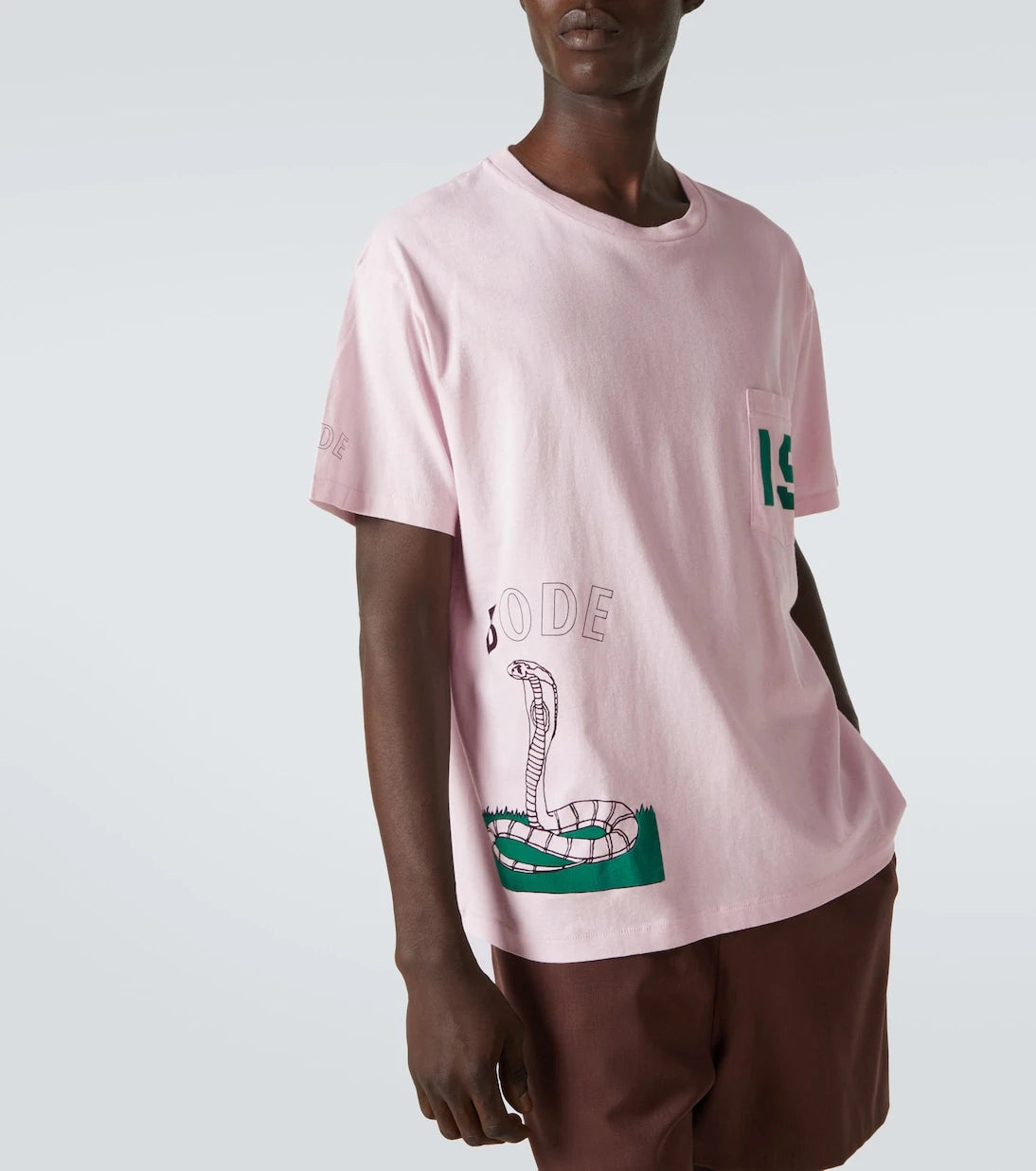 Bode - Cobra printed cotton jersey T-shirt