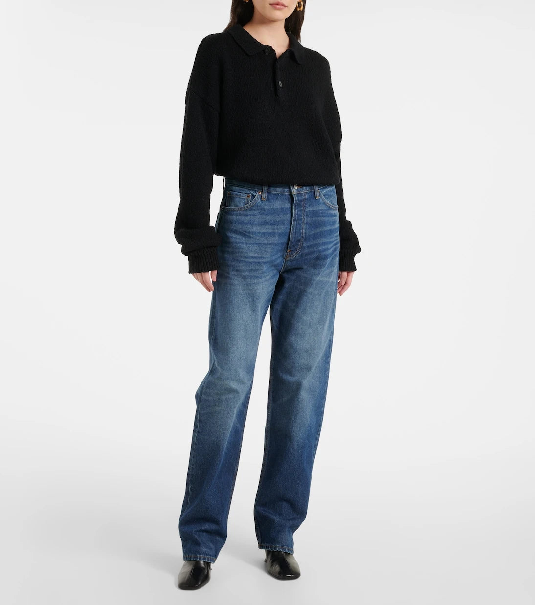 Aya Muse - Faded straight jeans