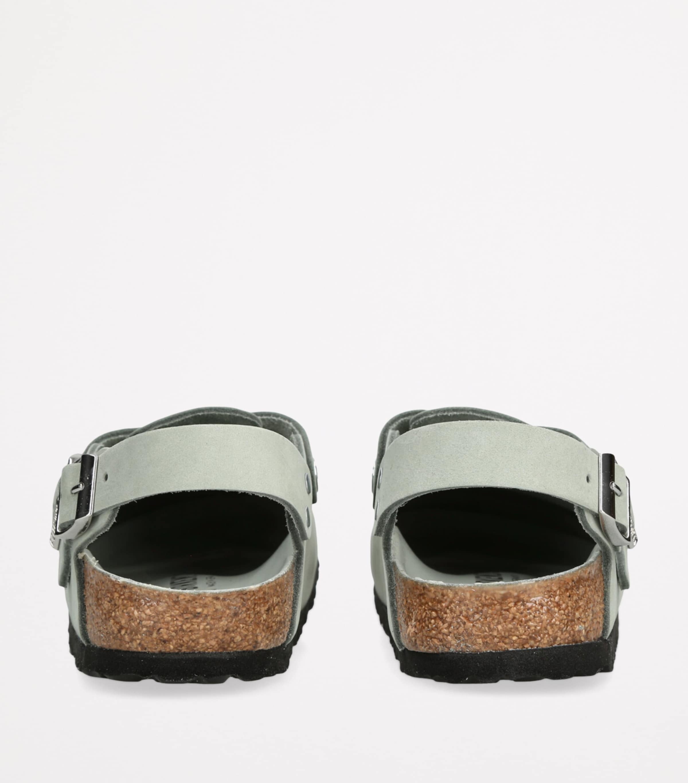 Green Suede Tokio Clogs