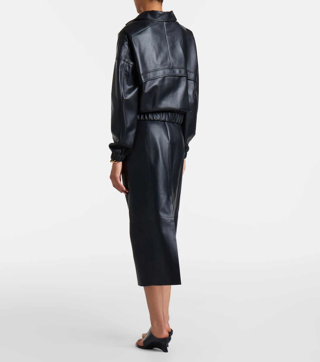 Vince - Leather pencil skirt