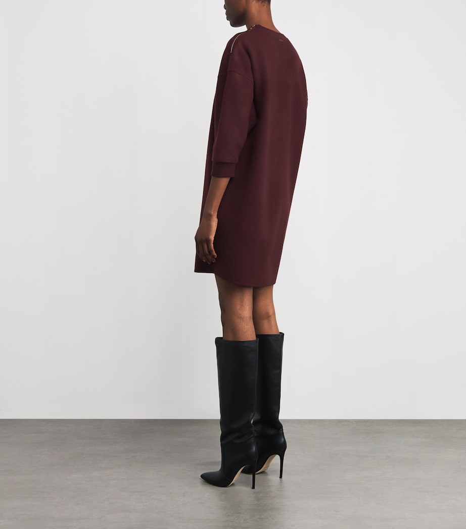 Max Mara Wool-Blend Jersey Mini Dress