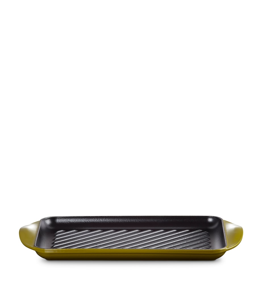 Enamelled Cast Iron Rectangular Grill Pan (32cm)