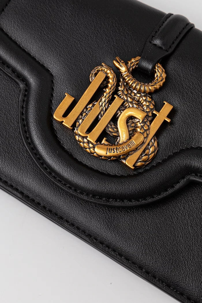 Just Cavalli suni deri kadın crossbody çanta