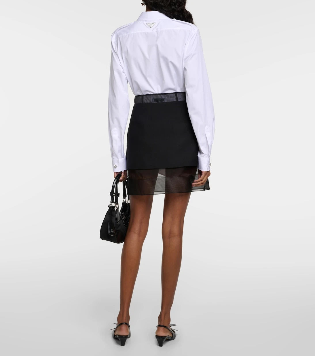 Prada - High-rise miniskirt